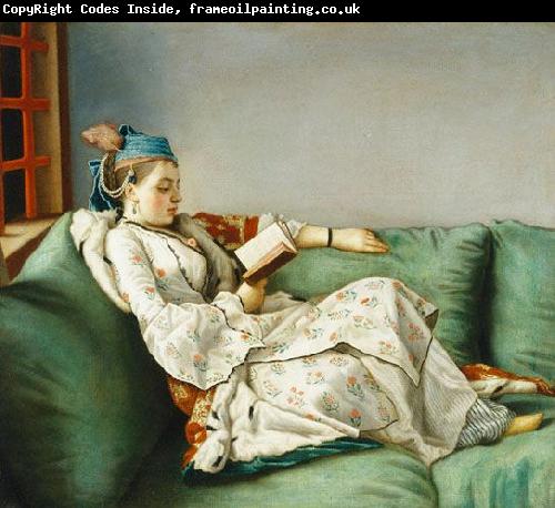 Jean-Etienne Liotard Portrait of Marie Adelaide de France en robe turque